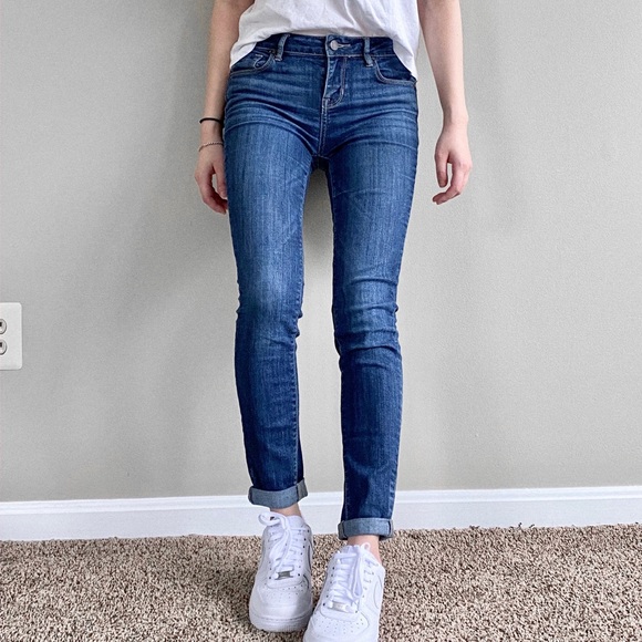 Bullhead Midrise Skinny Blue Jeans Size 25 - Picture 1 of 5